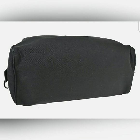 🌬CHANEL Logo CC Sport Line Pouch Nylon Rubber Lea - Picture 6 of 15